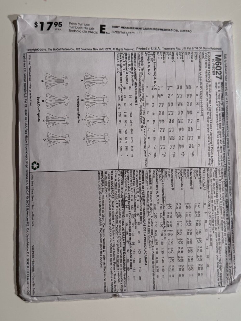 New - McCall's Pattern - Picture 2 of 2